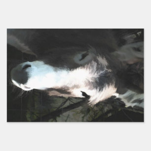 FEUILLE DE PAPIER CADEAU CUTE DONKEY