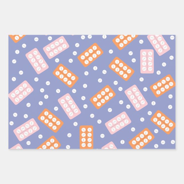 Feuille De Papier Cadeau Cute Pharmacy Tech Wrapping Paper (Devant)