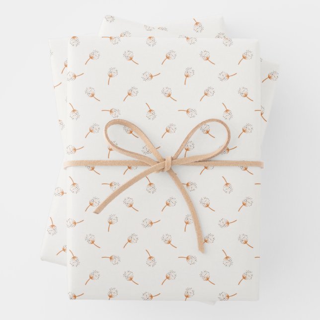 Feuille De Papier Cadeau Cute Polka Dot Motif (En situation)