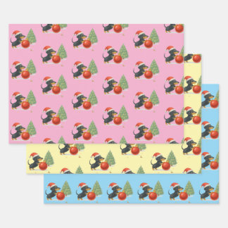 Feuille De Papier Cadeau Dachshund Bright Colorful Gift Wrapping