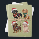 Feuille De Papier Cadeau Dachshund Christmas Chien Maman Lover Noël Cadeau<br><div class="desc">Dachshund Noël Chien Maman Lover Noël cadeau</div>