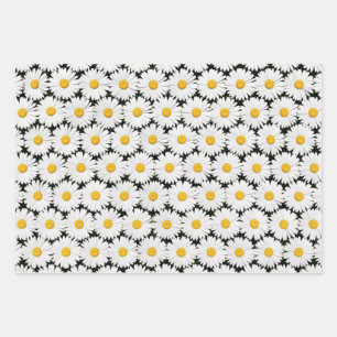 Feuille De Papier Cadeau Daisers