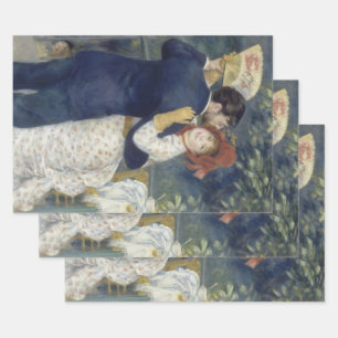Feuille De Papier Cadeau Danse de campagne par Pierre Renoir, Art fin vinta