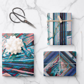 Feuille De Papier Cadeau Danseuse de ventre Art déco cubiste