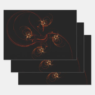 Feuille De Papier Cadeau De l'obscurité Art abstrait minimaliste moderne