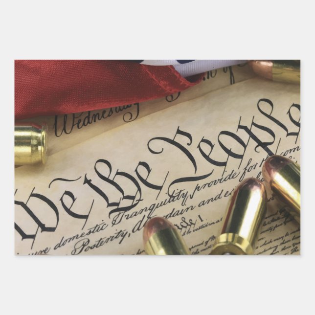 Feuille De Papier Cadeau Déclaration d'indépendance (Devant)