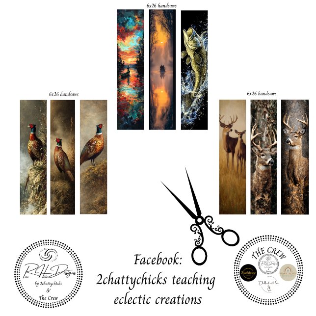 Feuille De Papier Cadeau Decoupage Antique Handsaws Wildlife Art  (Créateur téléchargé)