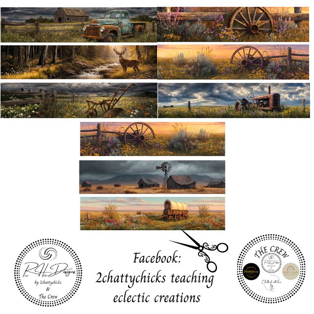 Feuille De Papier Cadeau Decoupage Rustic 26x6 Handsaw Art Panels (Créateur téléchargé)