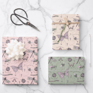 Feuille De Papier Cadeau Délicat doux petit critère Feminine Blush Rose