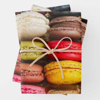 Feuille De Papier Cadeau Délice de Macaron