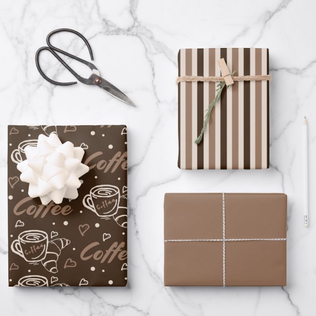 Feuille De Papier Cadeau Délice de rôti chaud 3 (Recto)