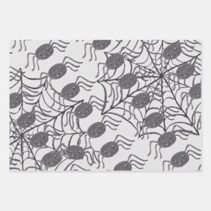 Feuille De Papier Cadeau Déplaisant Halloween chauves-souris Citrouilles fa