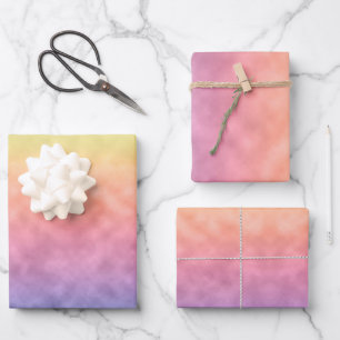 Feuille De Papier Cadeau Déploiement en couleurs