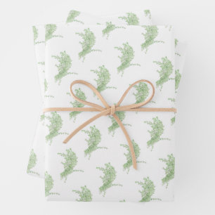 Feuille De Papier Cadeau Dessin de Thym
