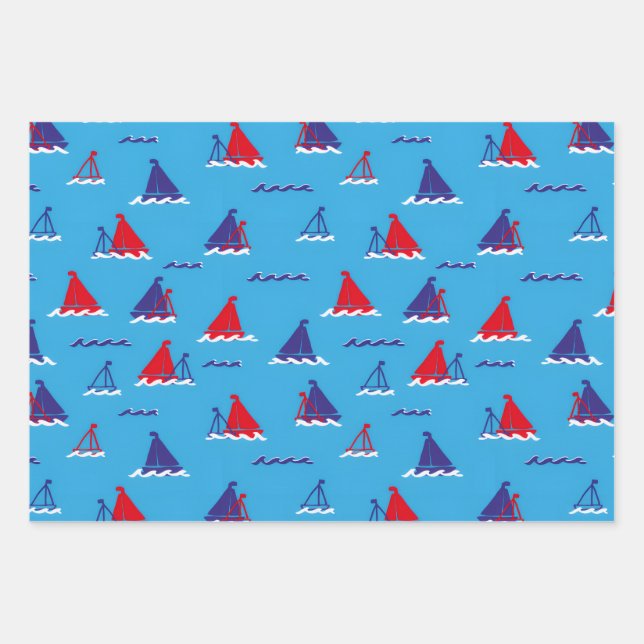 Feuille De Papier Cadeau Dimanche Voile Sombre (Devant 3)