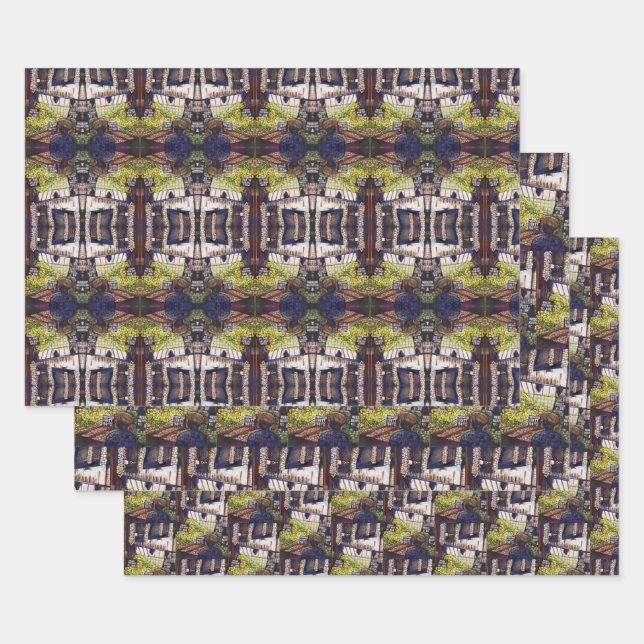 Feuille De Papier Cadeau Dimensions de curiosité (Lot)