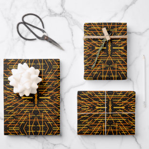 Feuille De Papier Cadeau Dis Macaroni Et Fromage Orange Fromage Sur Fond No