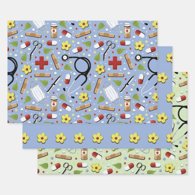 Feuille De Papier Cadeau Docteur Gift (Lot)