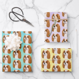 Feuille De Papier Cadeau Don Blenheim Cavalier King Charles Spaniel