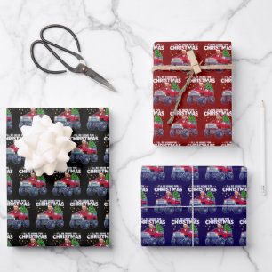 Feuille De Papier Cadeau Donald Trump Noël   Je serai à la maison pour Xmas
