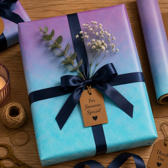 Feuille De Papier Cadeau Douce Statique Entre Les Étoiles (Créateur téléchargé)