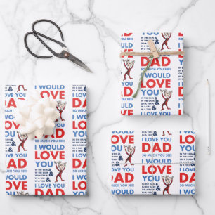 Feuille De Papier Cadeau Dr. Seuss   Je t'aime tellement papa tu vois