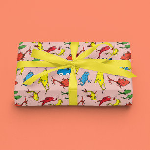 Feuille De Papier Cadeau Dr Seuss   Un poisson deux Motifs de poisson