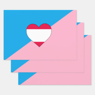 Feuille De Papier Cadeau Drapeau de fierté de jeu d'âge
