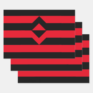 Feuille De Papier Cadeau Drapeau de fierté du poing