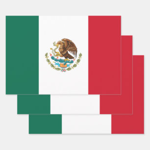 Feuille De Papier Cadeau Drapeau mexicain - Drapeau du Mexique