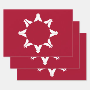 Feuille De Papier Cadeau Drapeau sioux Oglala Lakota