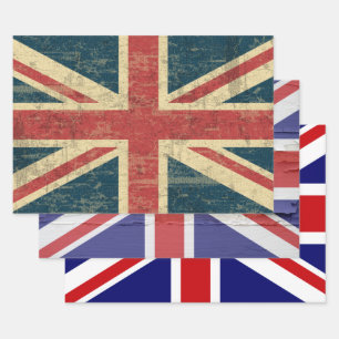 Feuille De Papier Cadeau Drapeau Union Jack du Royaume-Uni