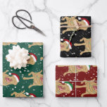 Feuille De Papier Cadeau Dudley Labrador Christmas<br><div class="desc">Dudley Labrador Christmas</div>