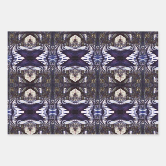 Feuille De Papier Cadeau Dusting the Piano (Devant)