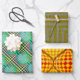 Feuille De Papier Cadeau Échantillon d'art de Floresta Taffi Op