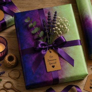 Feuille De Papier Cadeau Éclipse Verdoyante