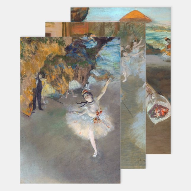 Feuille De Papier Cadeau Edgar Degas - Sélection de danseurs (Créateur téléchargé)