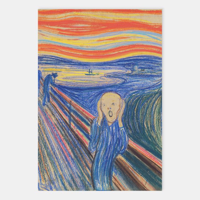 Feuille De Papier Cadeau Edvard Munch - The Scream 1895 (Créateur téléchargé)
