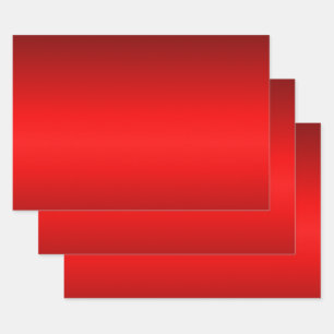 Feuille De Papier Cadeau Élégant dégradé rouge à noir