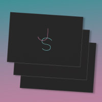 Élégant Éditable Deux Initiales D'Apparence Modern