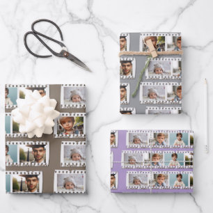 Feuille De Papier Cadeau Élégant film de 16 photos à toutes les occasions B