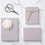Feuille De Papier Cadeau Élégant Mariage Fleur Blanc Bridal Shower<br><div class="desc">Le design présente un motif floral blanc moderne esquissé sur un fond de couleur mauve.  Idéal pour toutes les saisons de mariage.</div>