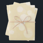 Feuille De Papier Cadeau Élégant Mariage Motif Gold Bokeh<br><div class="desc">Un cadeau mariage dans un faux motif de bokeh d'or fait une présentation géniale. Idéal pour les jeunes mariés,  les douches nuptiales,  les wedding showers,  les nouvelles maisons,  les douches fiançailles,  et plus encore.</div>