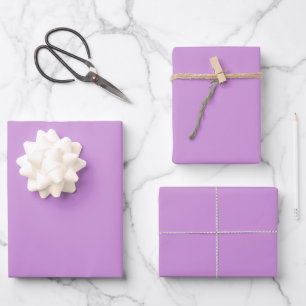 Feuille De Papier Cadeau Elégant Pastel Lavender Luxe Enveloppe Cadeau Parf