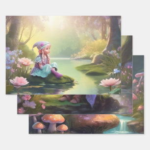 Feuille De Papier Cadeau Elf