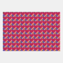 Emballage à motif de cœur