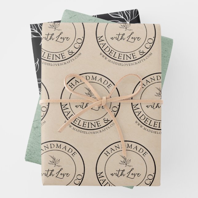 Feuille De Papier Cadeau Emballage artisanal Artisanat Artisanat Constructe (En situation)