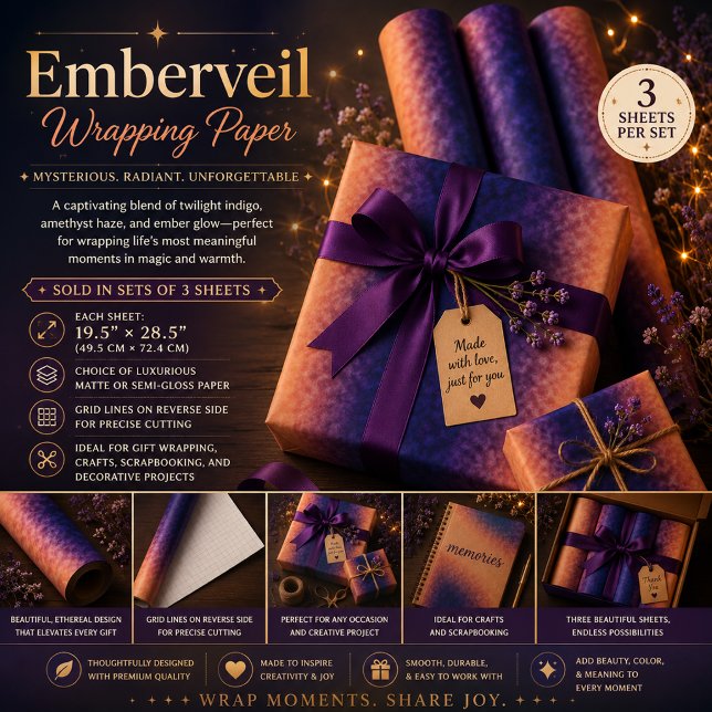 Feuille De Papier Cadeau Emberveil (Créateur téléchargé)