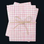 Feuille De Papier Cadeau en vichy Fabriqué à la main Moderne Cute Rose blan<br><div class="desc">Parfait emballage cadeau personnalisé pour une fête amusante! L'art fait main pour vous ! Idéal pour un brunch d'été ou une douche nuptiale à thème pique-nique, une fête de bachelorette, une fête de fiançailles, des vacances ou un anniversaire. ENTIÈREMENT PERSONNALISABLE ! Cliquez sur "modifier à l'aide de l'outil de conception"...</div>