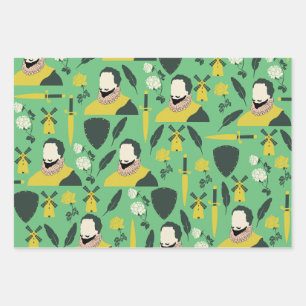 Feuille De Papier Cadeau Enseignant de littérature espagnole emballage papi